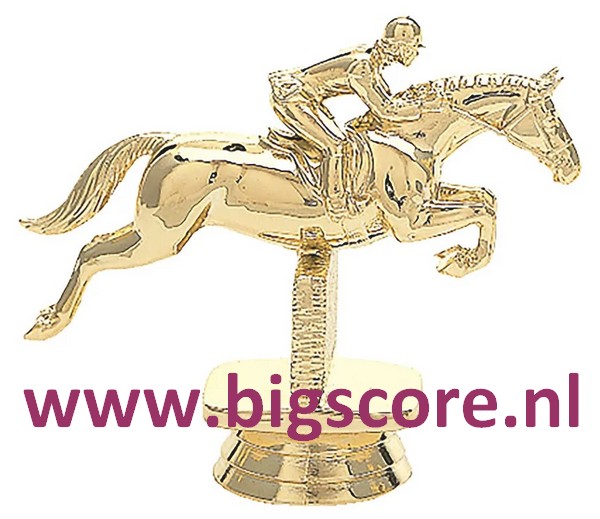 Paardspringen Figuur 4006 Goud